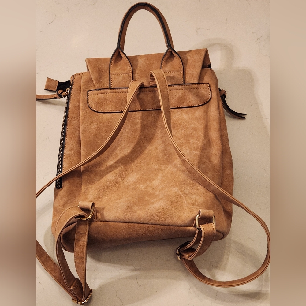Violet Ray Cognac Backpack - Picture 8 of 14